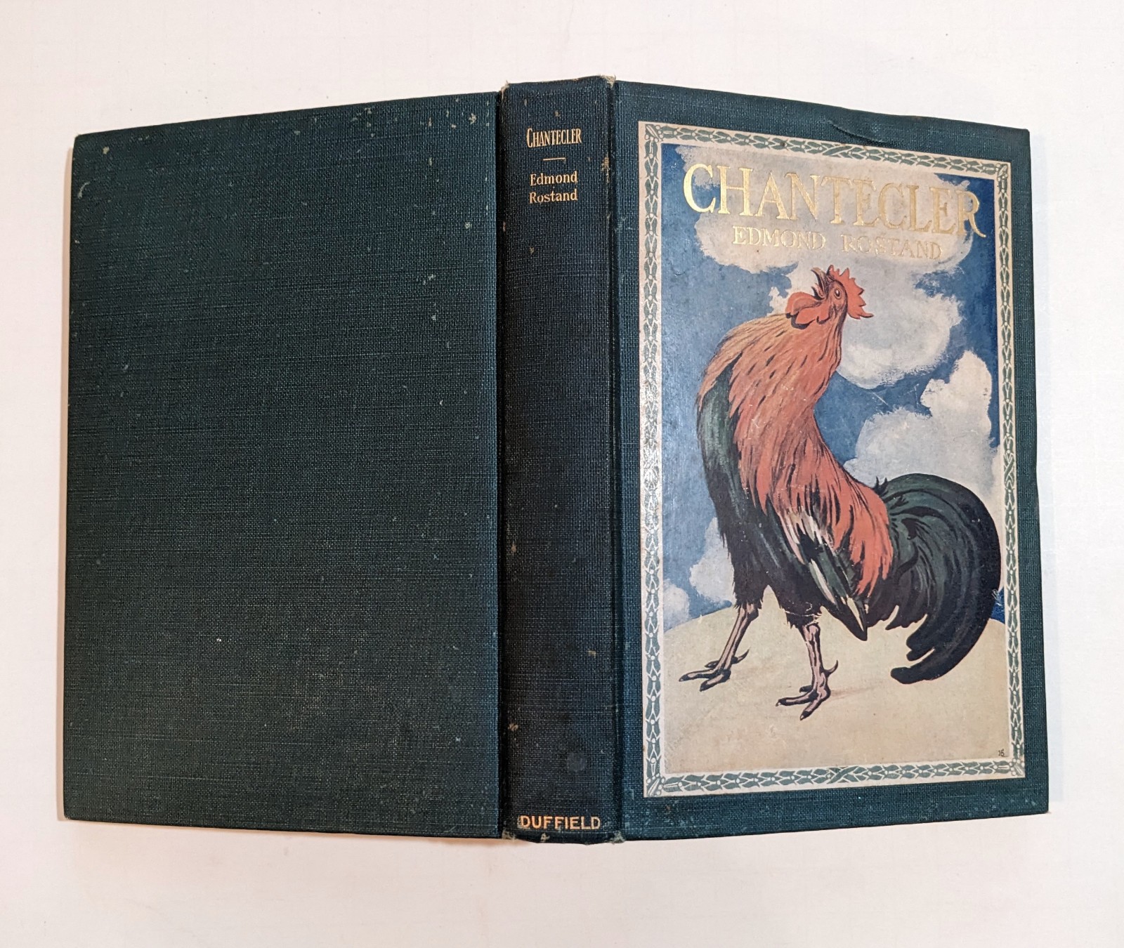 Edmond Rostand Chantecler hc 1st 1910 French drama translated