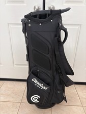 Cleveland Golf Lightweight Stand Bag - Black with 14-Way Divide - Dual Strap