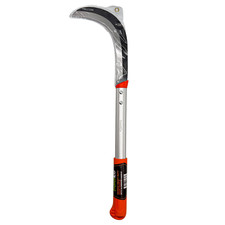 SaidiCo Heavy Duty Hand Sickle with Aluminum Handle, 9" Forged Blade, 23" Length