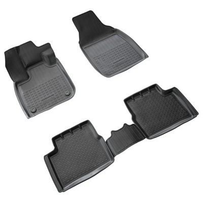 3D Gummi Fussmatten passend für Fiat 500e | BJ ab 2020> | passgenau