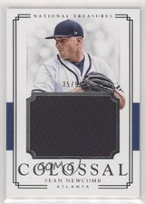 2017 Panini National Treasures Colossal Materials 35/99 Sean Newcomb #CM-SN 5x8