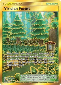 Viridian Forest - 256/236 - Pokemon Unified Minds Sun & Moon Secret Rare Card NM
