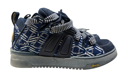 Palladium Pallablast Sneakers Men s 10 Navy Platform Vibram Sole Skate Streetwea