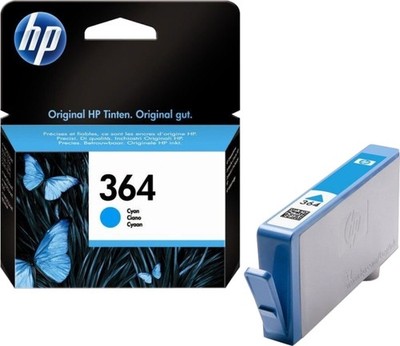 Original HP 364 C Cyan Patrone für PhotoSmart E-Station AIO Plus B 209 A B C