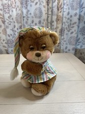 Vintage 1980 s Fisher Price Sleepy Time Teddy Bear Sleepy Eyes Rosy Cheeks 9