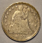 Nicer Low Mintage 1857 Liberty Seated Half Dime