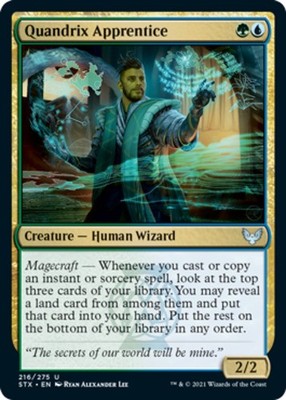 Quandrix Apprentice Strixhaven: School of Mages Lightly Played, English