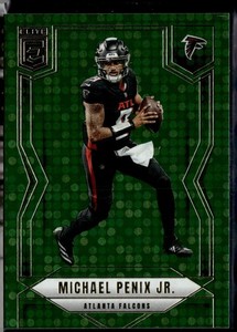 2024 Donruss Elite #125 Michael Penix Jr. Green Disco