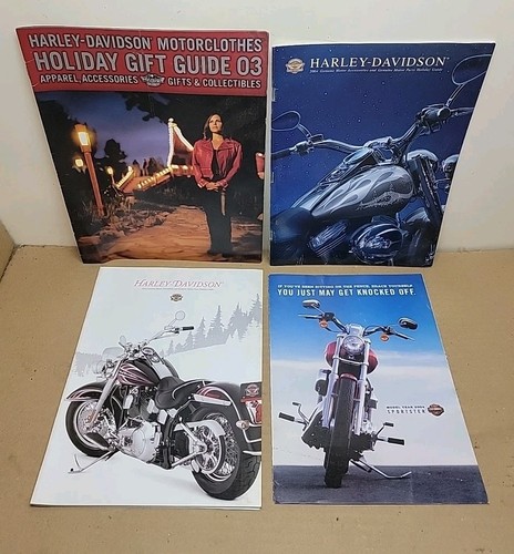 3 Harley Davidson Holiday Gift Guides 2003 2004 2005 & Sportster Brochure