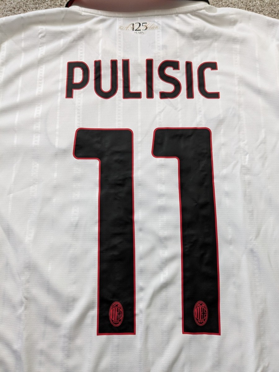 Puma AC Milan Authentic Christian Pulisic Away Jersey w/ Series A Patc