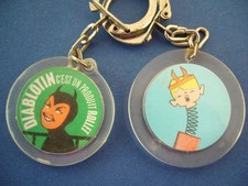 Schlüsselanhänger - DIABLOTIN Rolle Sani-flor - KLEINER TEUFEL kleidet sich gut - Devil Imp