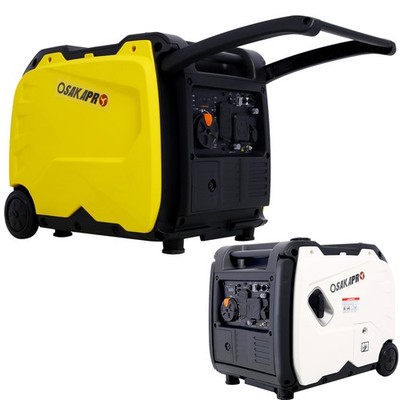 Ultra-Quiet 4500W Inverter Generator w/Electric Start - Foldable Handle & Wheels
