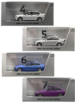 AR box 1/64 BMW 3 Series 50 Years 7 Generations Diecast Car Model
