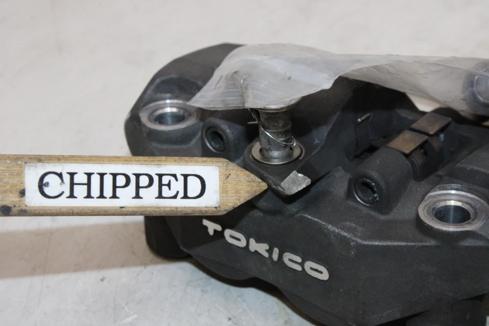 06-07 JUEGO DE PINZAS DE FRENO DELANTERAS DERECHA IZQUIERDA SUZUKI GSXR 750 OEM PAR Foto 4 de 4