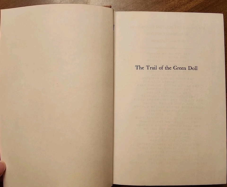 The Trail of the Green Doll #27 A Judy Bolton Mystery Vintage 1956 First Edition - Image 4 of 4