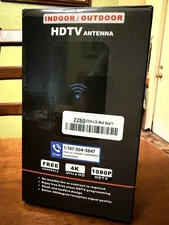 2024 Upgraded 1900+ Miles Range HDTV Digital TV Antenna for Smart TV