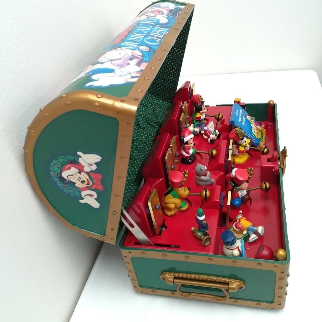 Disney Mr. Christmas Mickey's Musical Toy Chest Vintage Music Box