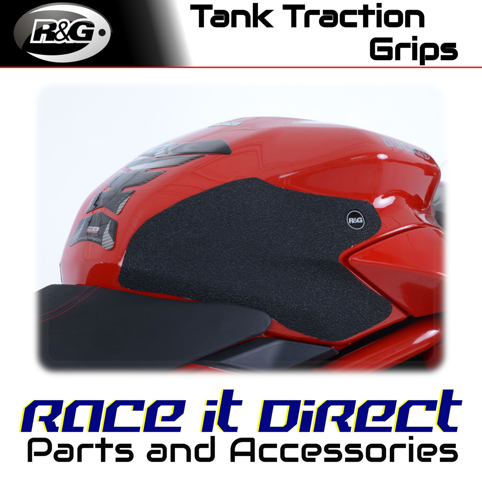 Tank Traction Grips for Ducati Supersport 950 2021 R&G