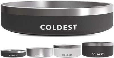 Coldest Dog Bowl - Anti Rust Metal, Non Slip, 3 Layers Insulated Stainless St...