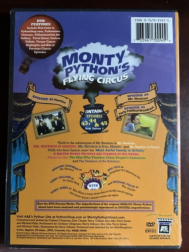 Monty Pythons Flying Circus Season 4 Disc 14 DVD Episodes 43, 44, 45 - Picture 2 of 2