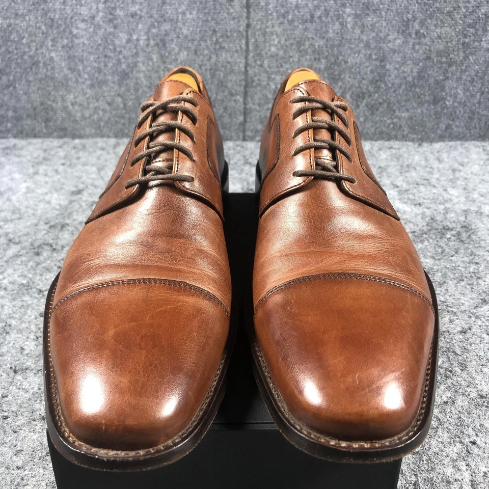 Мужские туфли J. Murphy от Johnston & Murphy размер 11 М коричневые с закрытым носком Derby 11566 - Изображение 4 из 4