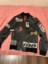 GUESS All Over Print Bomber Jacket Size S Barely Used Amazing Condition RRP £180