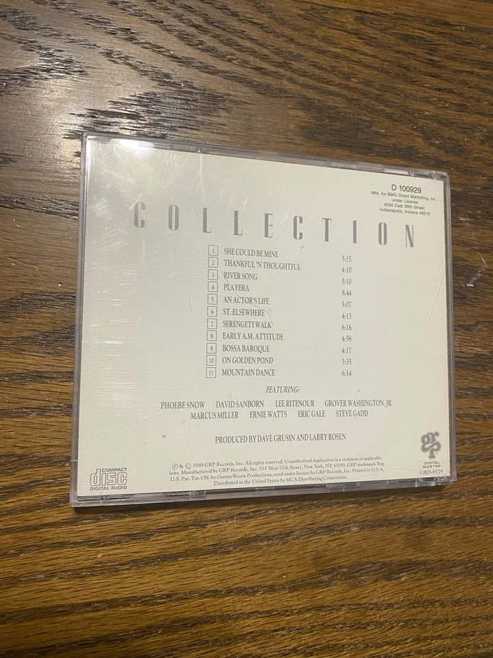 Dave Grusin Collection CD On Golden Pond  Playera River Song Bossa Baroque 80’s — 第 2/4 张图片