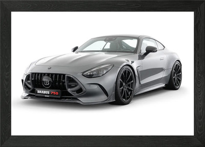 Brabus 750 Mercedes-AMG GT Gerahmtes Wandbild Poster Leinwanddruck Bild