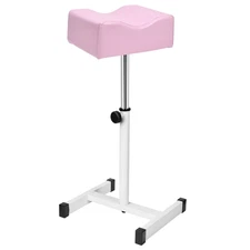 Pedicure Manicure Footrest, Adjustable Height with Soft Cushion Pedicure Stool N