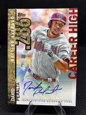 2015 Topps Update Career High Auto David Peralta #CHA-DP Auto Diamondbacks