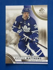 2023-24 SP Authentic Limited Gold #4 Auston Matthews Toronto Maple Leafs #/99
