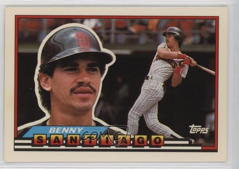 1989 Topps Big Benito Santiago #134 2u3