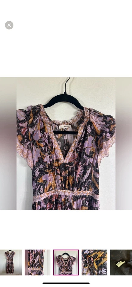 Ulla Johnson Celestia 连衣裙粉色 6 码 — 第 4/4 张图片