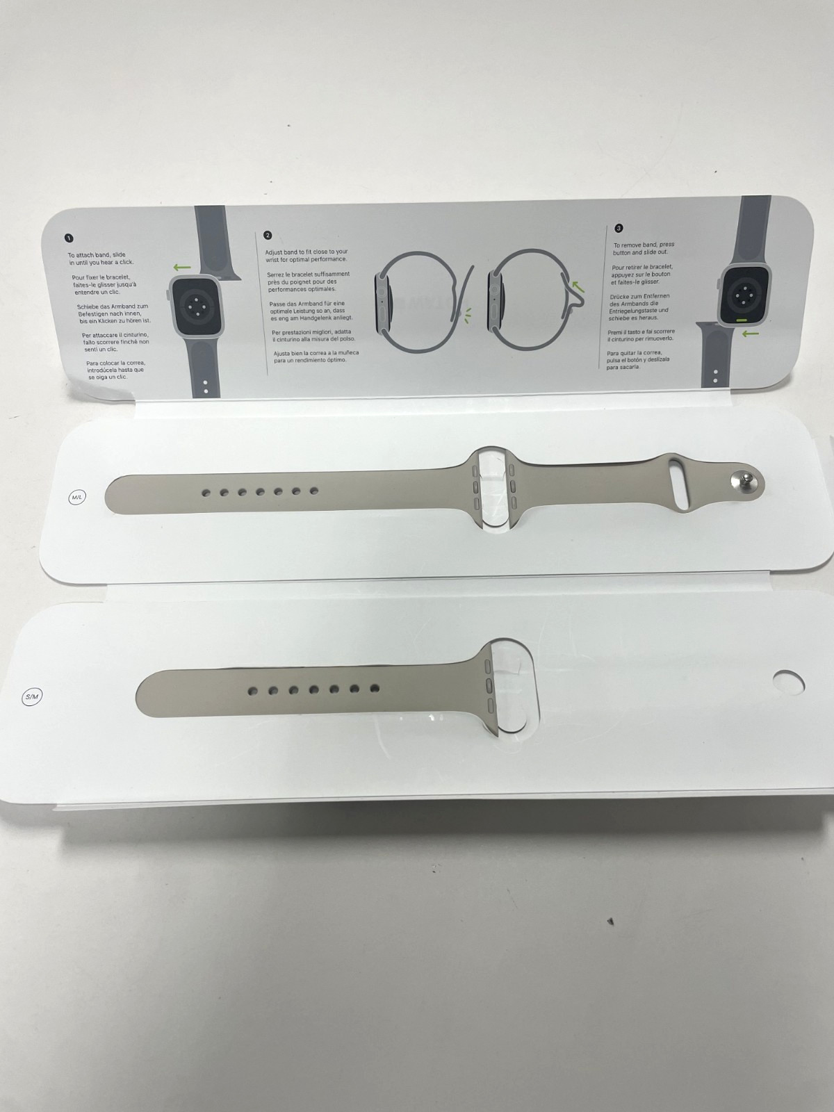 Apple Watch GENUINE Sport Band 45mm STARLIGHT