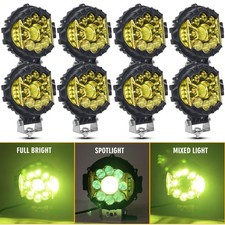 7 Inch Round Led Work Light Bar Spot Flood Offroad Driving Truck Amber Lamp 7 Inch Round Led Work Light Bar Spot Flood Offroad Driving Truck Amber Lamp