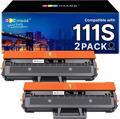 Toner Kompatibel für Samsung D111S MLT-D111L Schwarz 2er-Pack Druckerpatrone