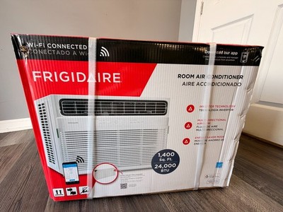 Frigidaire 24000 BTU 230V Inverter Window Air Conditioner Wi-Fi Cools 1400 Sq Ft