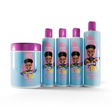 Kit Enrola Kids 3x300ml  1kg  500ml Mestre Dos Cachos / Linha Enrola Kids