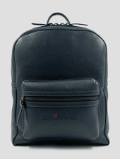 NEW KITON BLUE LEATHER BACKPACK ONE SIZE KPB2