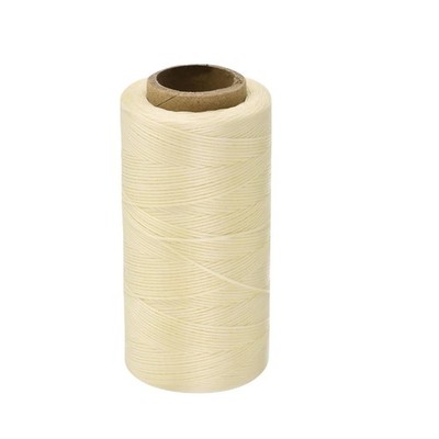 285 Yards 0.8mm 150D Beige Leather Sewing Waxed Thread Heavy Duty Linen