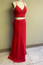 B.Darlin Juniors Formal Red Two Piece Set