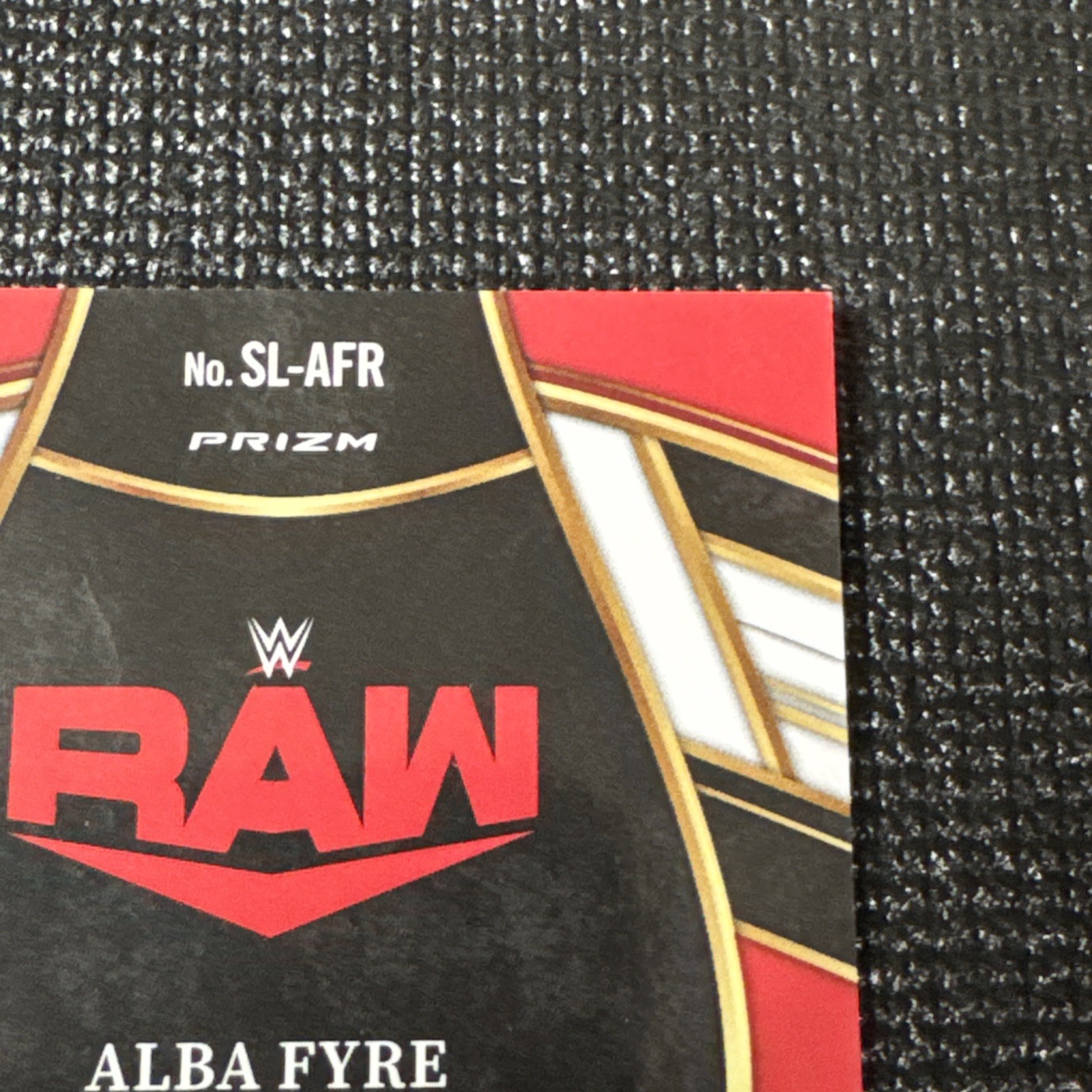 2024 Panini Select WWE Alba Fyre Signature Selection Red /99 #SL-AFR Auto SP RAW view 9