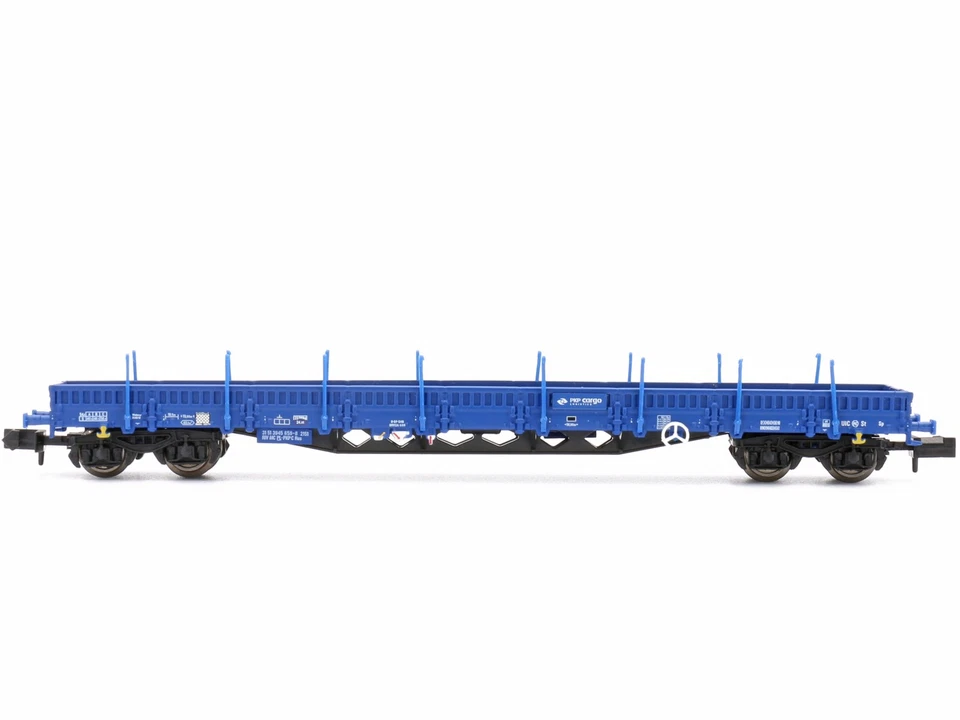 Minitrix 15487 - Niederbordwagen Bauart Res PKP Ep. VI - Spur N - NEU