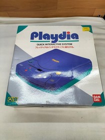 BANDAI Playdia BA-001 Console Complete in Box CIB Retro 8-Bit CD-ROM System