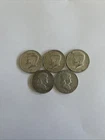 Five Silver Half Dollars