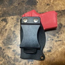 Kydex holster for Seecamp 32 and 380, inside waistband (IWB), LEFT HAND
