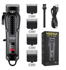 Tondeuse Cheveux Barbe Électrique Sans Fil Rechargeable USB Coupe Homme Écran LD
