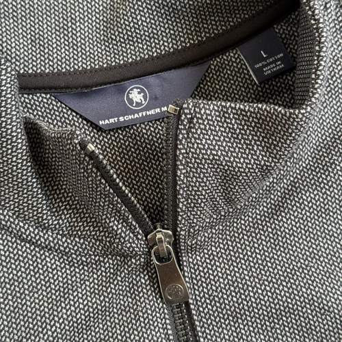 Hart Schaffner Marx Jacke Herren Large Full Zip Bomber leicht Freizeit - Bild 5 von 7