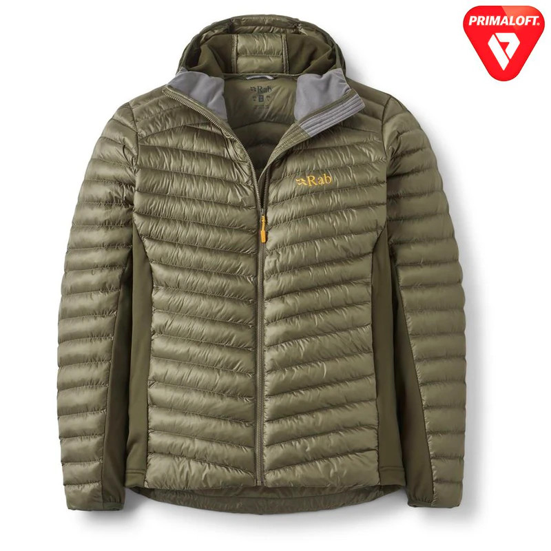 Chaqueta aislante RAB Cirrus Flex para hombre (caqui claro/ejército) talla L