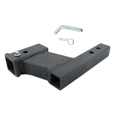Rear Lower Trailer Hitch Extension 2 Inch Receiver 6-1/4 Inch Rise Drop 7/9 Inch